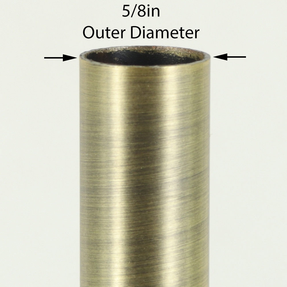 36in Long X 5/8in Diameter Antique Brass Finish Steel Tubing - can i order this in a 6ft length??