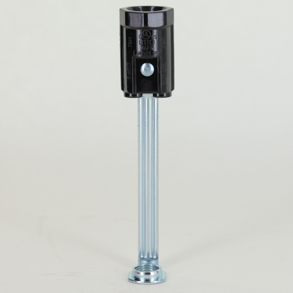 4in Height E-12 Base Lamp socket with 1/8ips Threaded Hickey and Push Terminal Wire Connections Questions & Answers