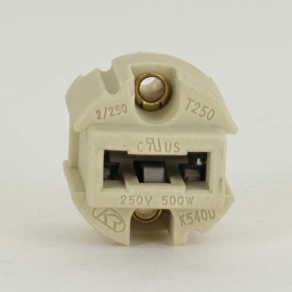 G-9 Lamp Socket with Mounting Eyelets