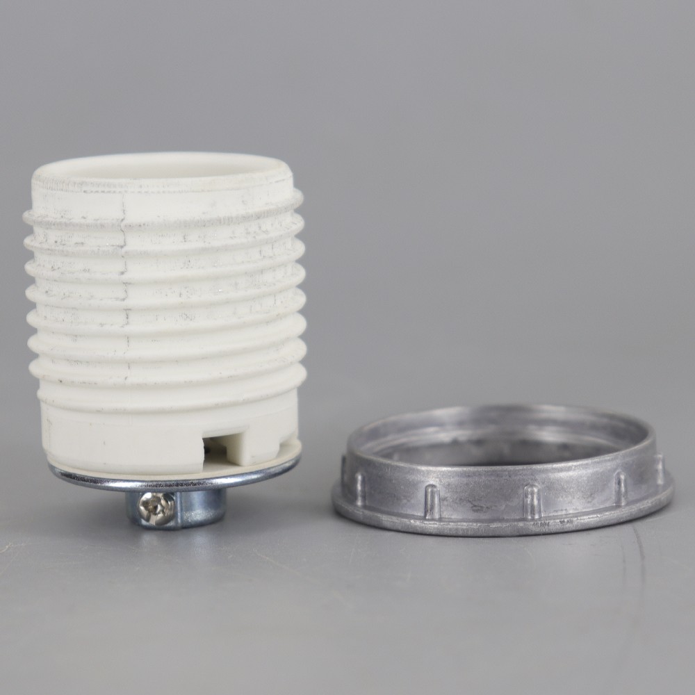 E-26 Porcelain Threaded Skirt Lamp Socket with 1/8ips Threaded Cap Questions & Answers