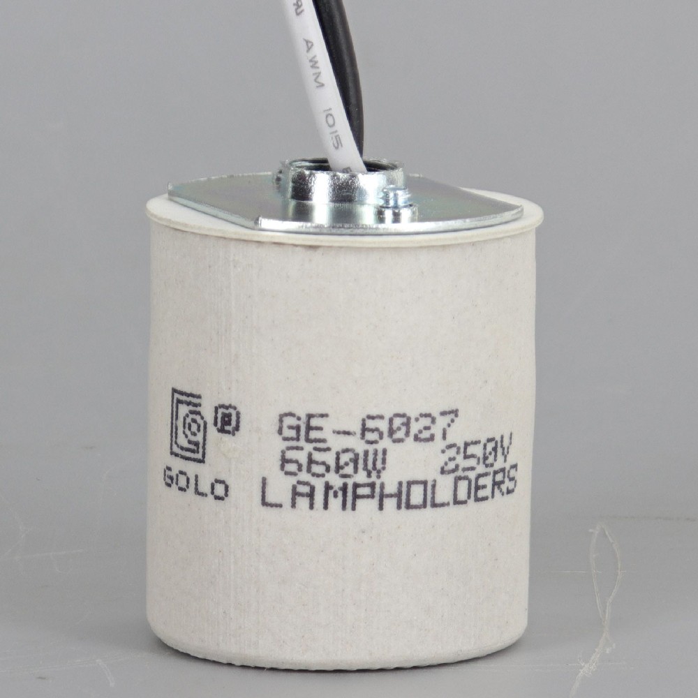 E-26 Porcelain Pre-Wired Lamp Socket With Low Profile 1/8ips Threaded Removeable Cap Questions & Answers