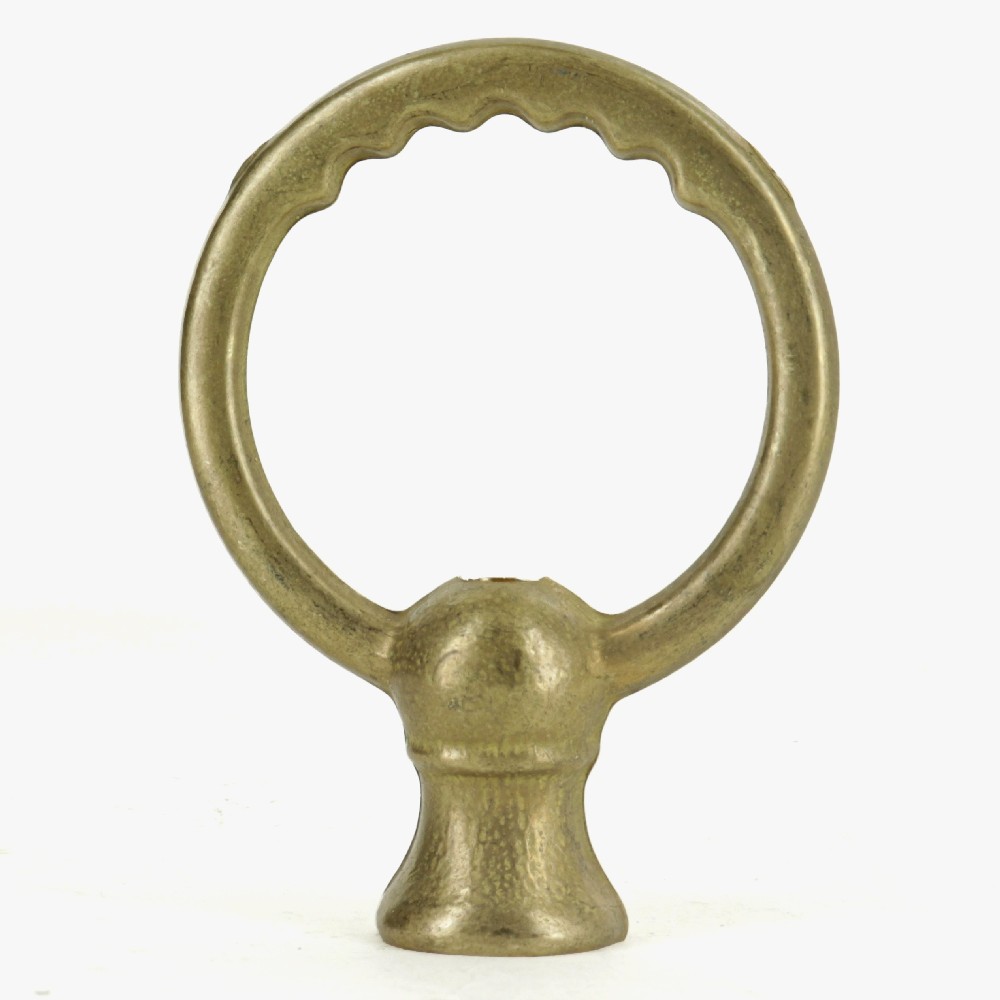 1/8ips Brass Notched Hang Straight Round Loop - Unfinished Brass Questions & Answers