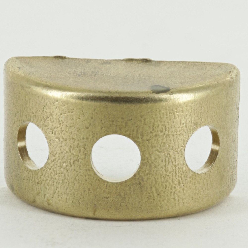 3 Hole Rounded Body with 8/32 Threaded Mounting Holes - Unfinished Brass Questions & Answers