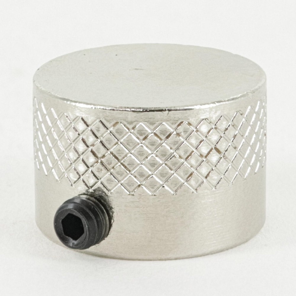 3/4in. x 1/2in. Diamond Knurled Dimmer Knob With Set Screw - Polished Nickel Questions & Answers