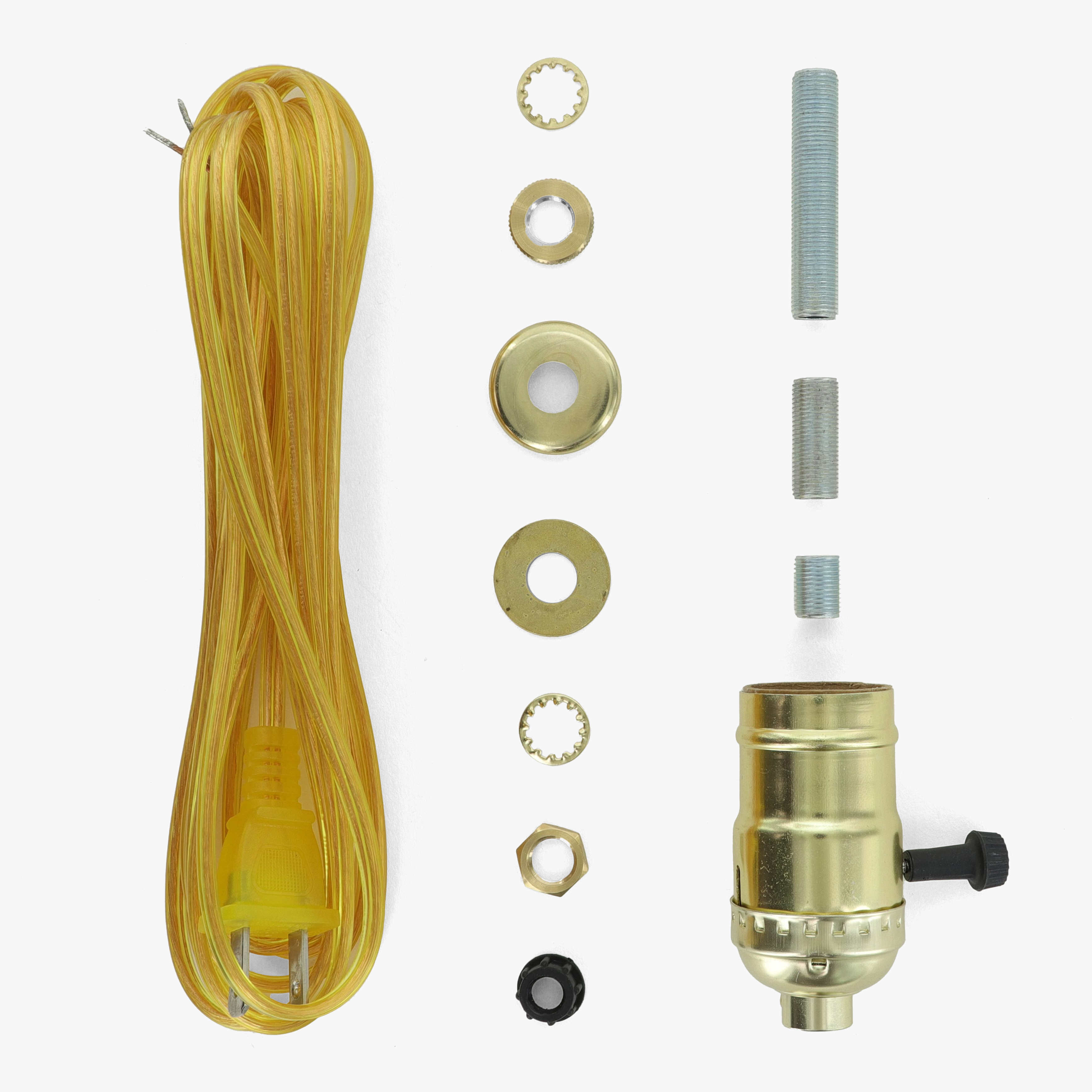 Choose Your Socket Function - Basic Rewire Lamp Kit - Brass Plated Questions & Answers