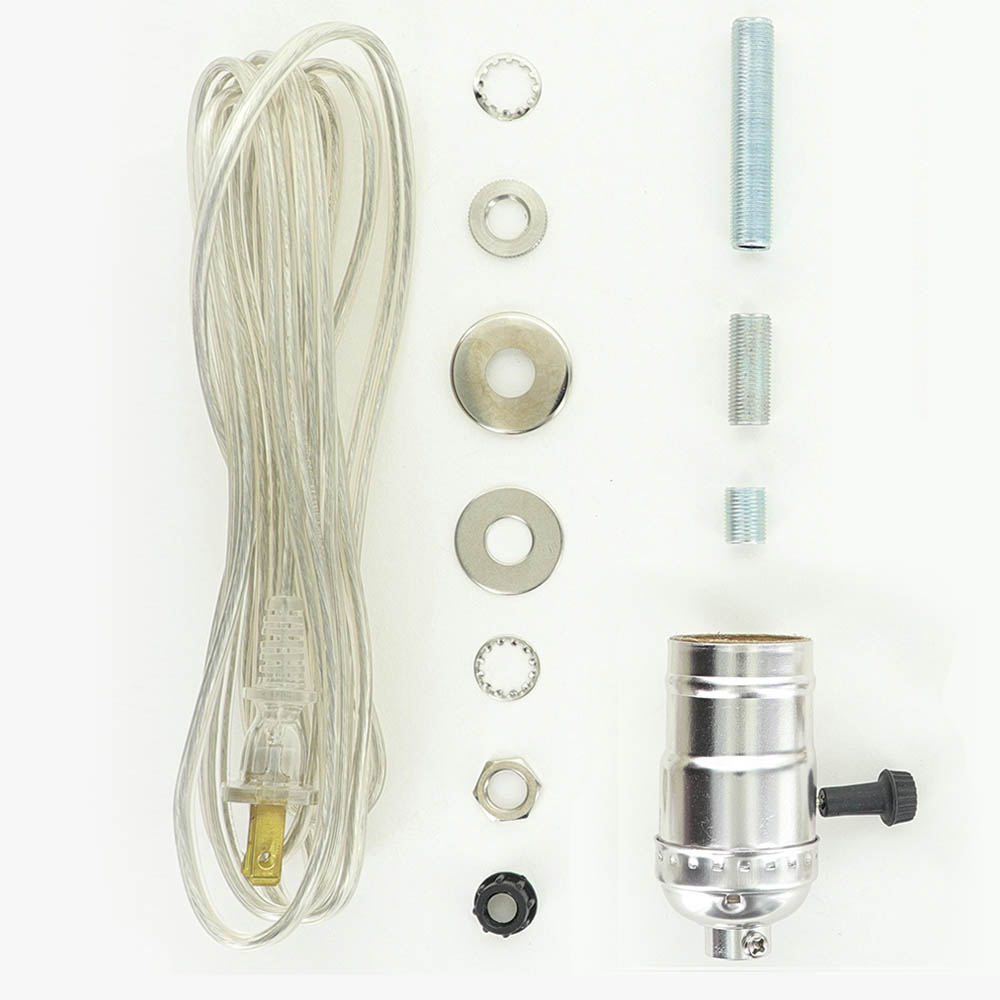 Choose Your Socket Function - Basic Rewire Lamp Kit - Polished Nickel Questions & Answers