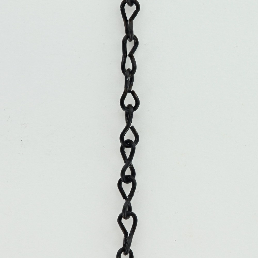 #18 (1/32in.) Thick Steel S/Jack Chain - Black Zinc Finish Questions & Answers