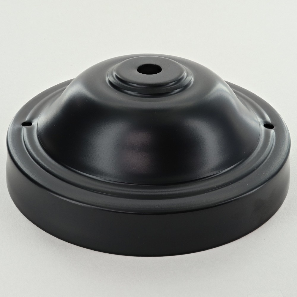 4-1/4in. Bar Holes Dome Canopy - Black Finish Questions & Answers