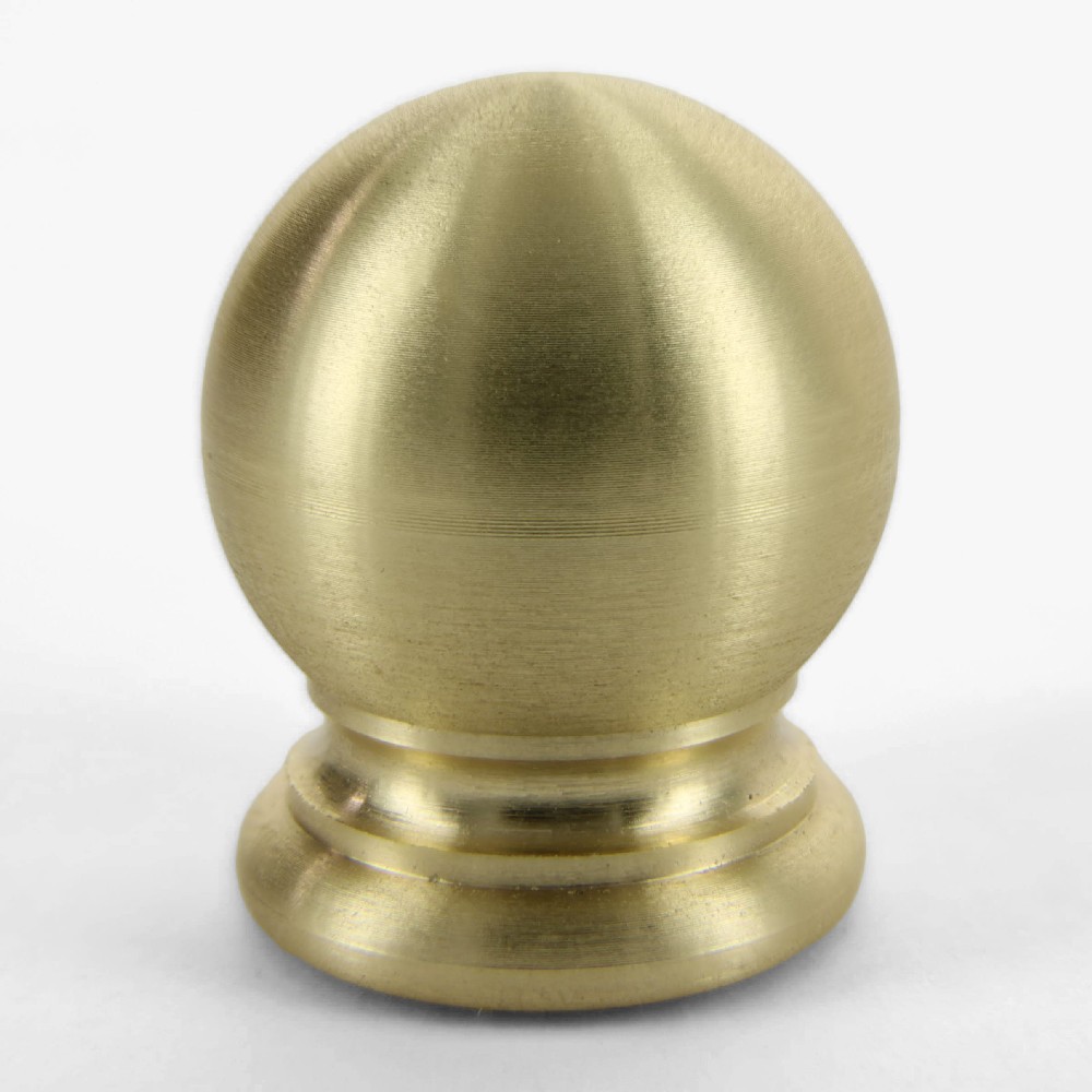 7/8in Diameter 1/8ips Ball with Neck Finial - Brass Questions & Answers