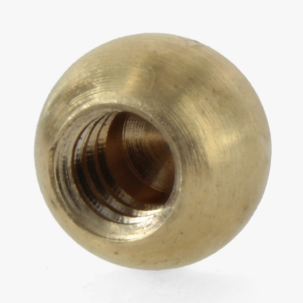 1/4in Diameter - 6/32 UNC Threaded Brass Ball - Unfinished Brass Questions & Answers