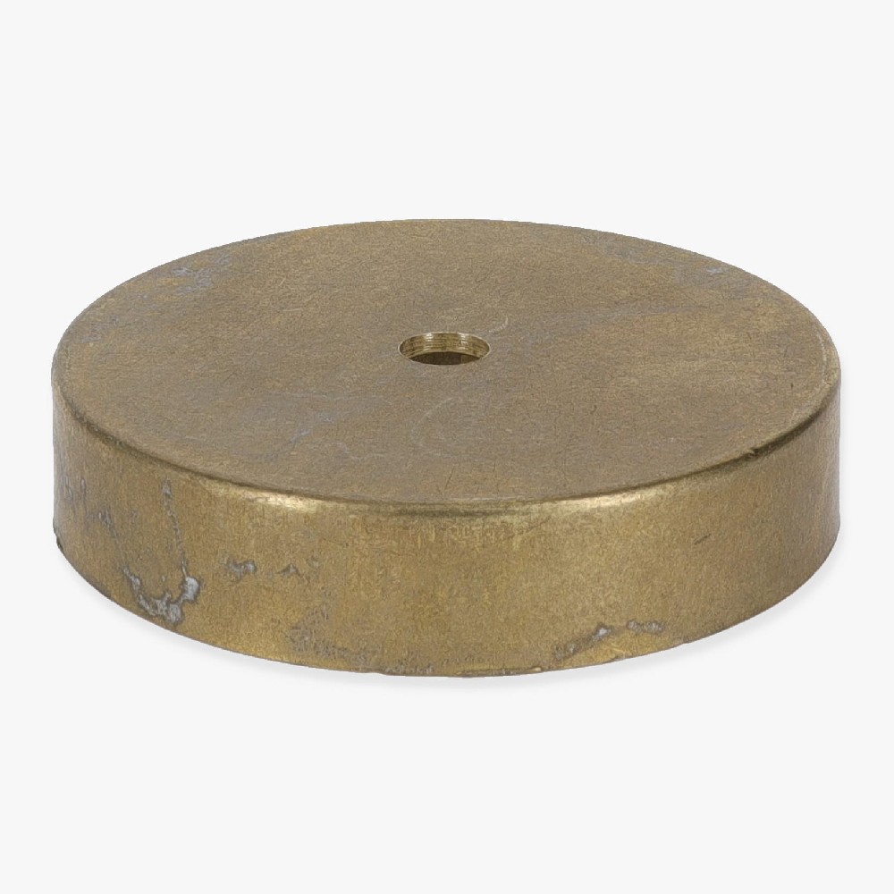 3-1/2in Diameter Round Cast Canopy/Base with 1/8ips Slip Center Hole Questions & Answers